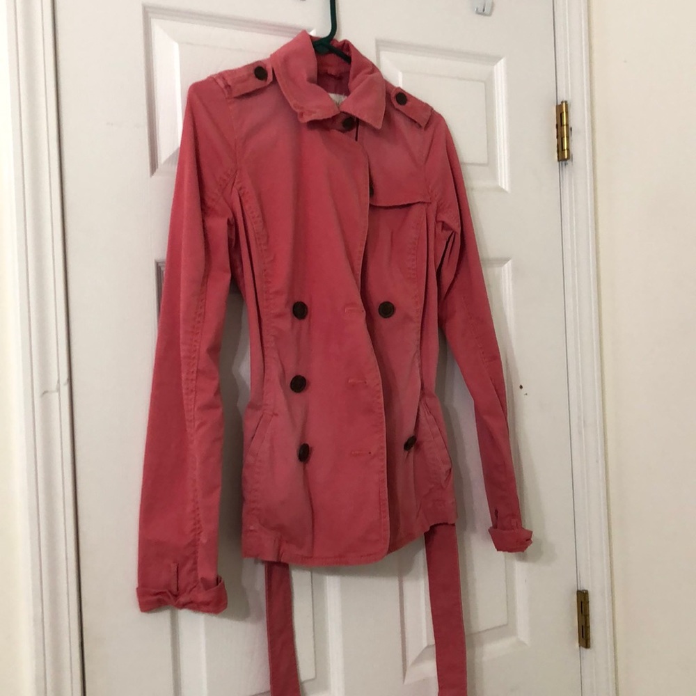 Trench coat with belt detail